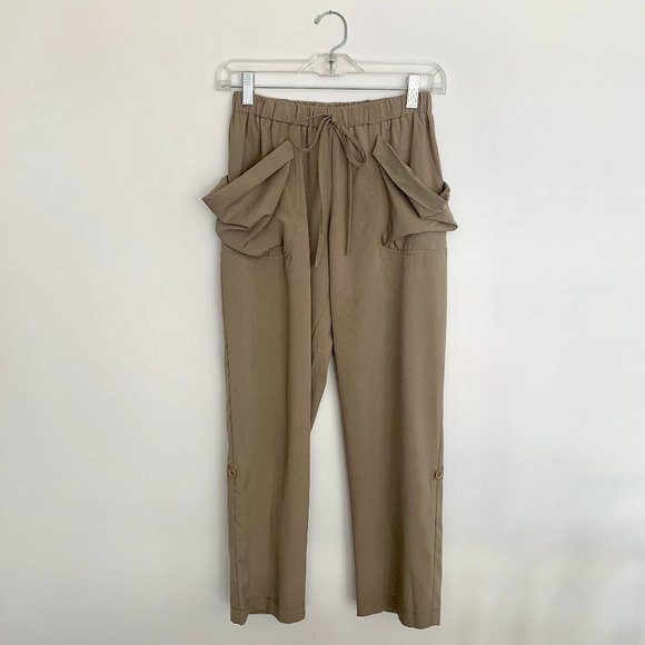 Ruby and Jenna Light Olive Joggers - Picture 1 of 6